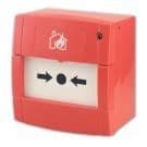 ZP785-3: Flush mounting red analogue callpoint c/w EN54 marking