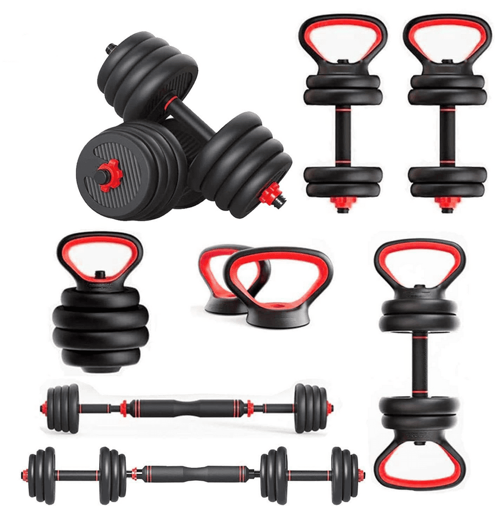Adjustable Dumbbell Fitness Weights Barbell Kettle Bell Home Gym Handle
