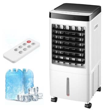 10L Portable Air Cooler Fan – Quiet, Energy-Efficient, and Easy to Move | 220V Evaporative Cooling