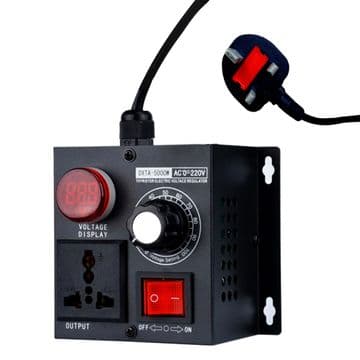 5000W 220V Single-Phase Voltage Regulator Electronic Fan Speed Controller