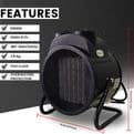 5KW - 3 Phase Industrial Electric Fan Heater / Space Heater - High-Performance Energy-Efficient