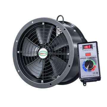 Cased Axial Extractor Fan Canopy Industrial Duct Hose
