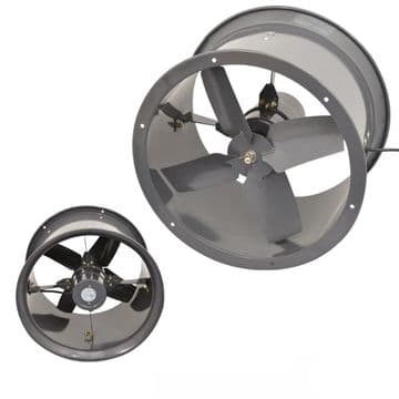 Cased Axial Extractor Fan Canopy Kitchen Restaurant Industrial Duct