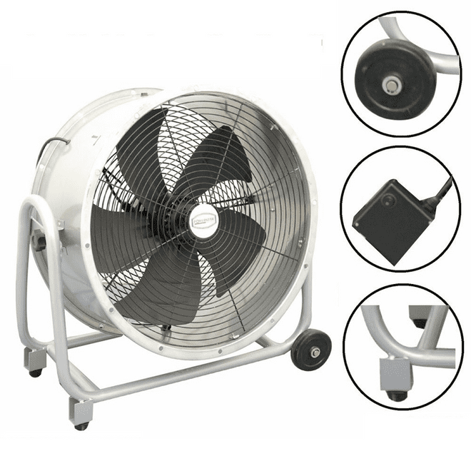 Industrial Portable Cooling Drum Barrel Fan