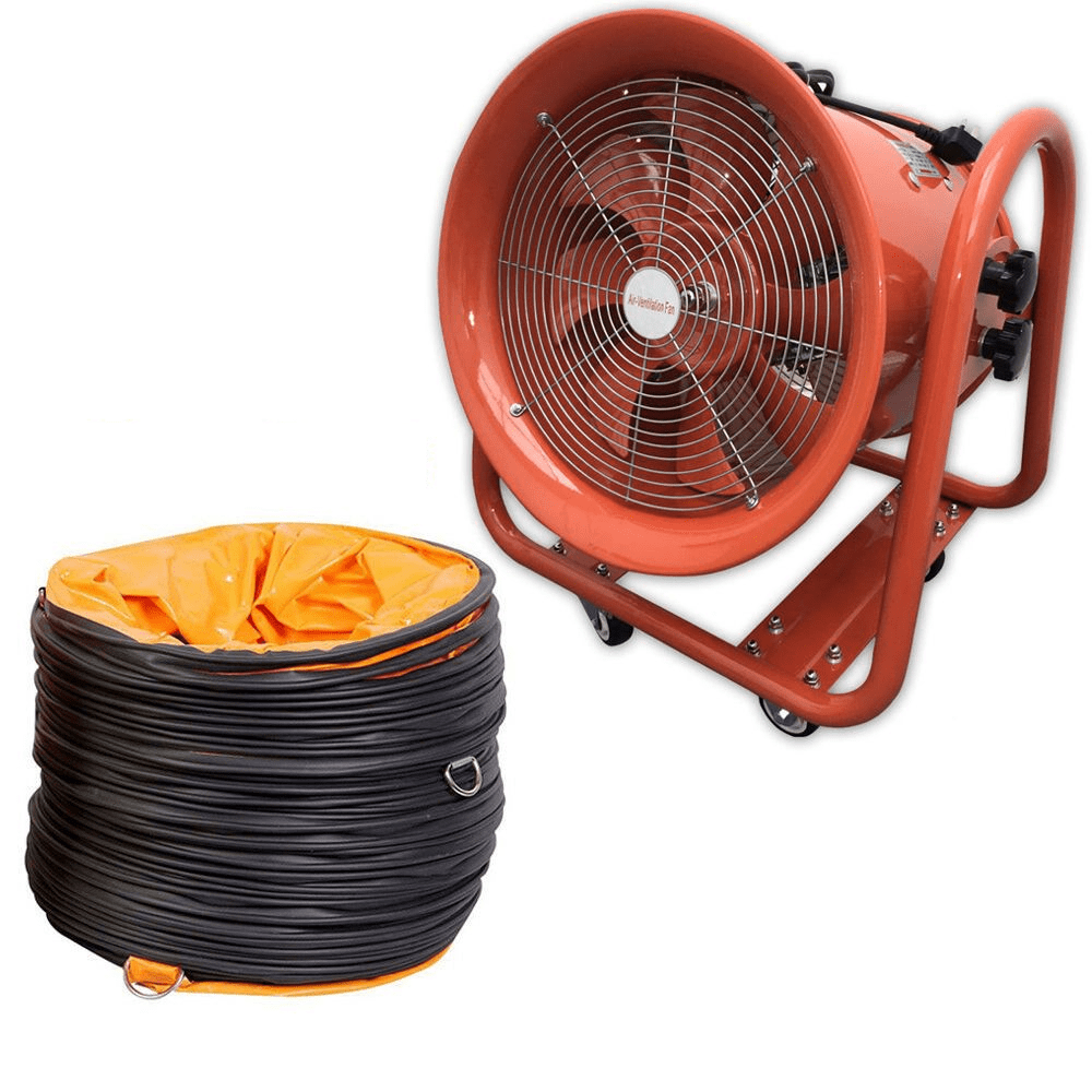 Work Extractor Fan Portable Dust Fume Extractor Ventilation Workshop Fan