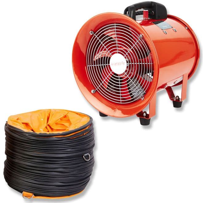 Portable Ventilation Fan with flexible Duct