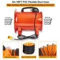 Portable Ventilation Fan with flexible Duct