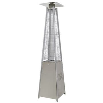 Pyramid Patio Gas Heater Stainless Steel 13kw Outdoor Garden Heating Regulator
