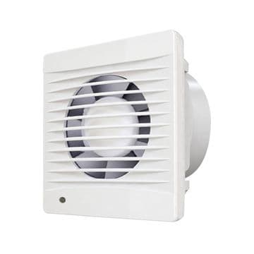 Slimline 100mm 4'' Ventilation Extractor PVC Kitchen Bathroom Wall Ceiling Fan