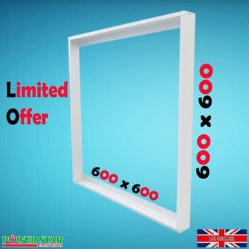 Surface Mount Kit for 600 x 600 Led Ceiling Panel light White Easy Install