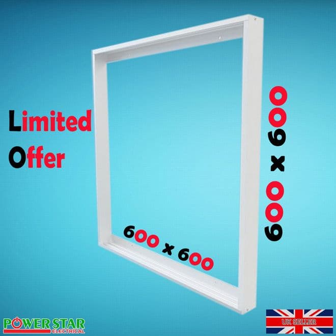 Surface Mount Kit for 600 x 600 Led Ceiling Panel light White Easy Install