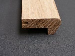 19MM FLOORING SOLID OAK ONE GROOVE STAIR NOSING50X32 x 960 MM WIDE