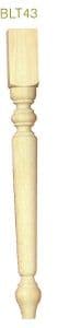 BLT43 Turned 460 x 45mmBeech Table Legs SOLD IN SETS OF FOUR