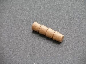P12AR Afromosia Cross Grain Timber Pellets 12.7mm