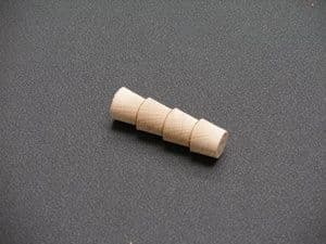 P12BE Beech White Cross Grain Timber Pellets 12.7mm