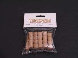 P12ROAP Oak American Red Cross Grain Timber Pellets 12.7mm