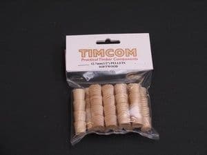 P12SOP Softwood Euro Redwood Cross Grain Timber Pellets 12.7mm