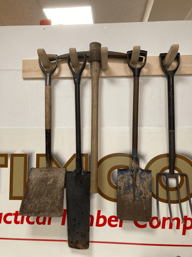 Peg Boards, 1M long.