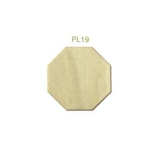 PL19 Sycamore Octagonal 165mm Plaques