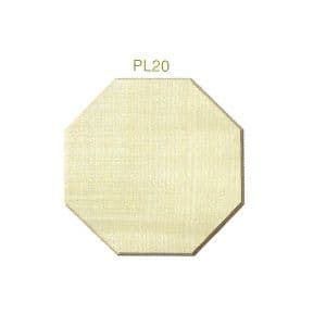 PL20 Sycamore Octagonal 210mm Plaques