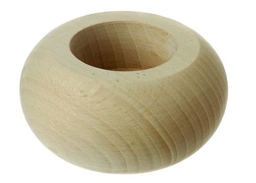 Small recessed bun foot 45mm H x 90mm Dia (recess 25mmx45mm)