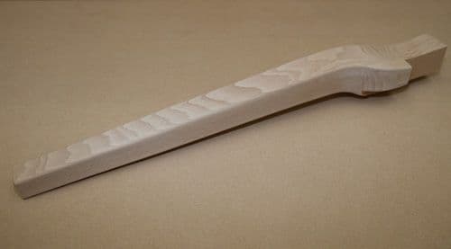 Solid beech desk leg with wing 710 mm high From top of leg to top of wing 95 mm