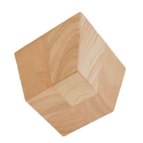 Solid monster size foot 100 mm h x 125 mm top square x 85 mm bottom square