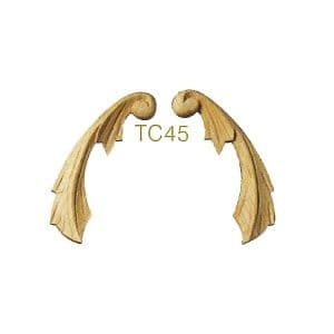 TC45 Acanthus Leaf 55H x 152W x 13TH (Sold in pairs)