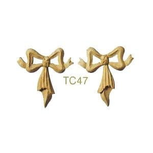 TC47 Drop with Bow 125H x 120W x 12TH (Sold in pairs)