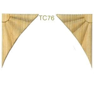 TC76 Corner Fan 114Hx165Wx14TH (Sold in pairs)