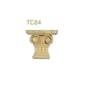 TC84 Pilaster Capital 115H x 95W x 25TH (max projection 125mm x 35mm)