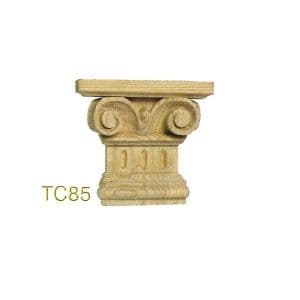 TC85 Pilaster Capital 145H x 120W x 35TH (max projection 152mm x 40mm)