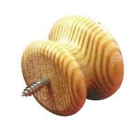 TKP352 Raised Top Pine Knobs 35mm Dia