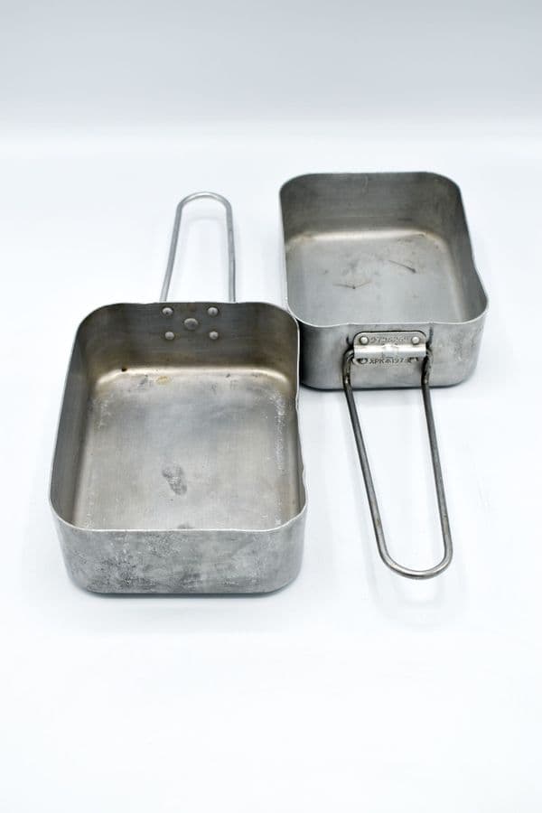 2 x Aluminium Mess Tins