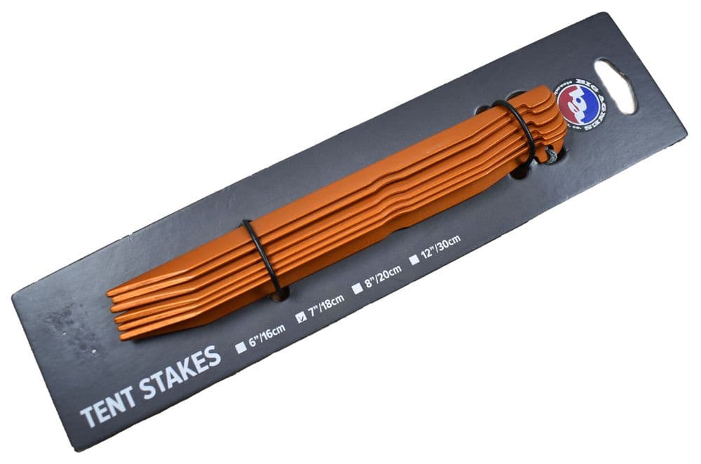 Big Agnes 7& x22; Tent Stakes Pack Of 6