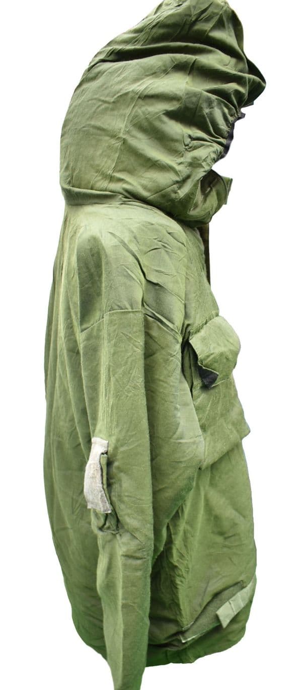 British Army Olive Suit Protective NBC Smock With Hood
