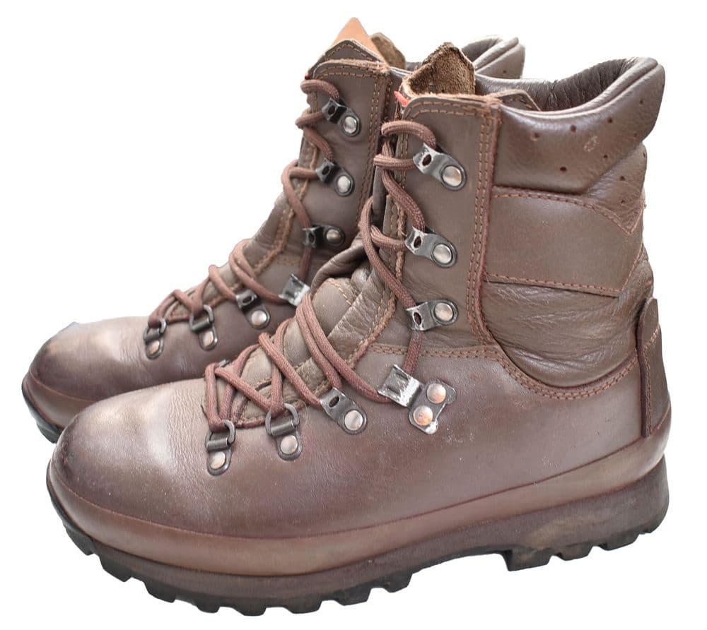 British Military Women s Altberg Defender Brown Leather Boots