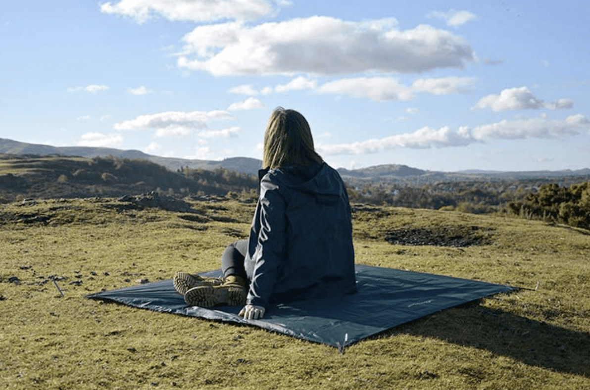 DD Magic Carpet Taille XL - Bâche Imperméable 2.2x1.4m - Tapis De Sol, Abri Léger, Camping