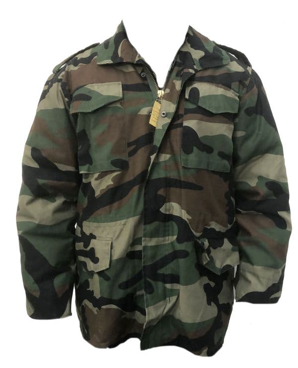 US Military Woodland Camo M65 Field Jacket