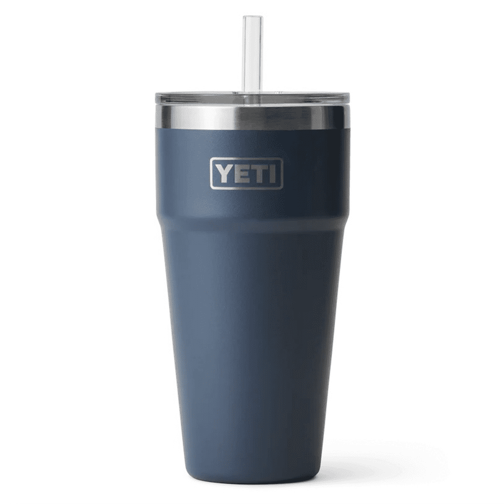 YETI Rambler 26oz / 760ml Straw Cup With Straw Lid Navy