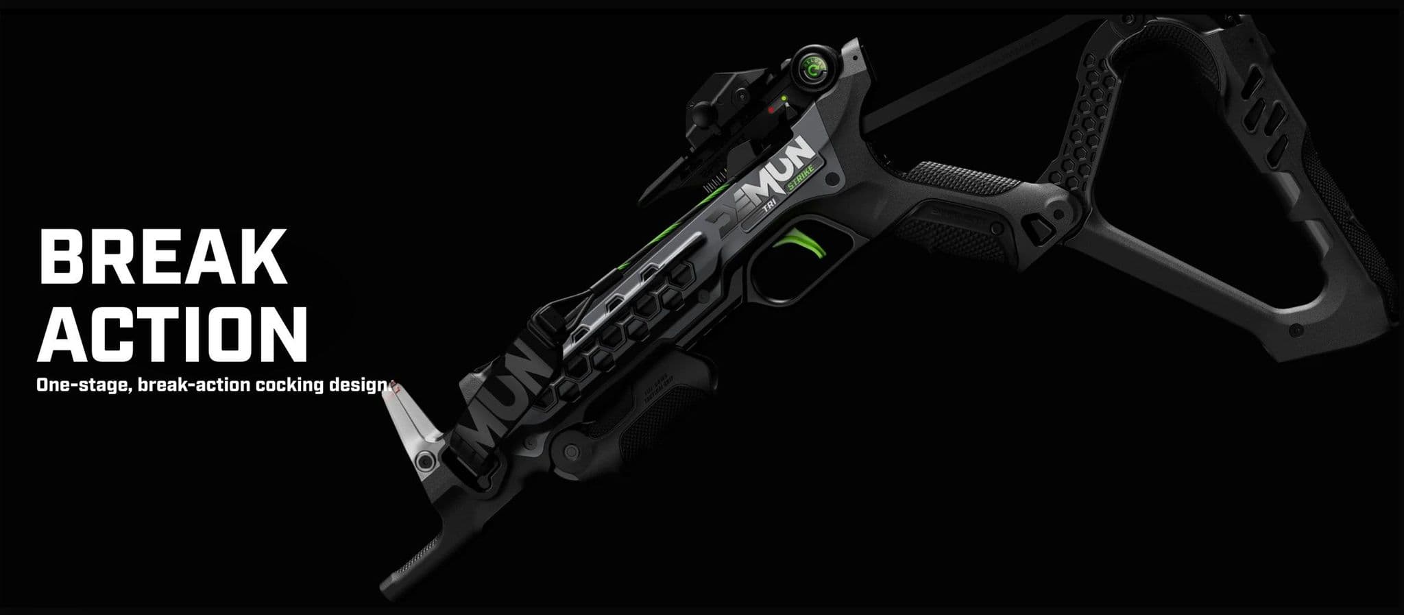 thumbnail interactive-video image 1 of Mini Crossbow Barnett Demun Accu Strike - Compact 190fps Pistol Crossbow With Bolts Barnett Demun Accu Strike Compact Crossbow Pistol 190fps 1 of 11