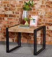 Cosmopolitan Small Coffee Table | Square coffee table with metal legs.