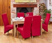 Monaco Large Dining Table | 6 Seater Dining Table | Solid Wood Table