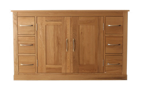 Monaco Six Drawer Sideboard | Oak Sideboard