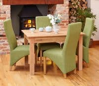 Monaco Small Dining Table | 4 Seater Dining Table | Solid Wood Table