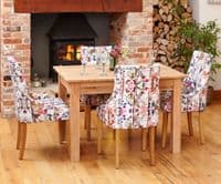 Monaco Small Dining Table | 4 Seater Dining Table | Solid Wood Table