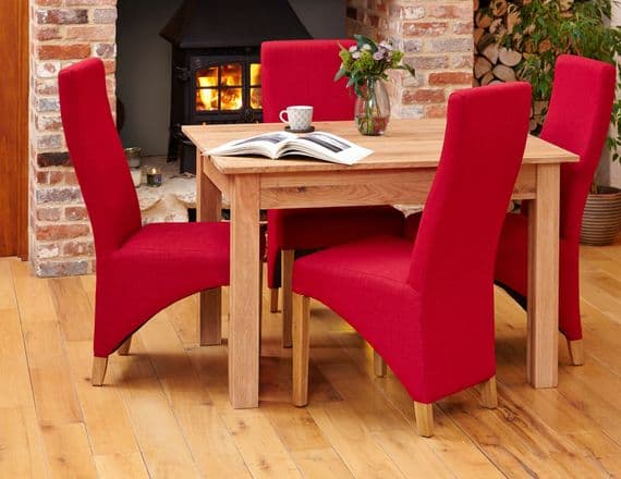 Monaco Small Dining Table | 4 Seater Dining Table | Solid Wood Table