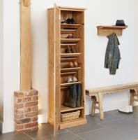 Monaco Tall Shoe Cupboard for up to 16 pairs of shoes