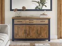 Pinewood Blue Extra Long Wall Mirror Baumhaus Splash of Blue