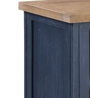 Pinewood Blue Low Bookcase/ Console Table Baumhaus Splash of Blue
